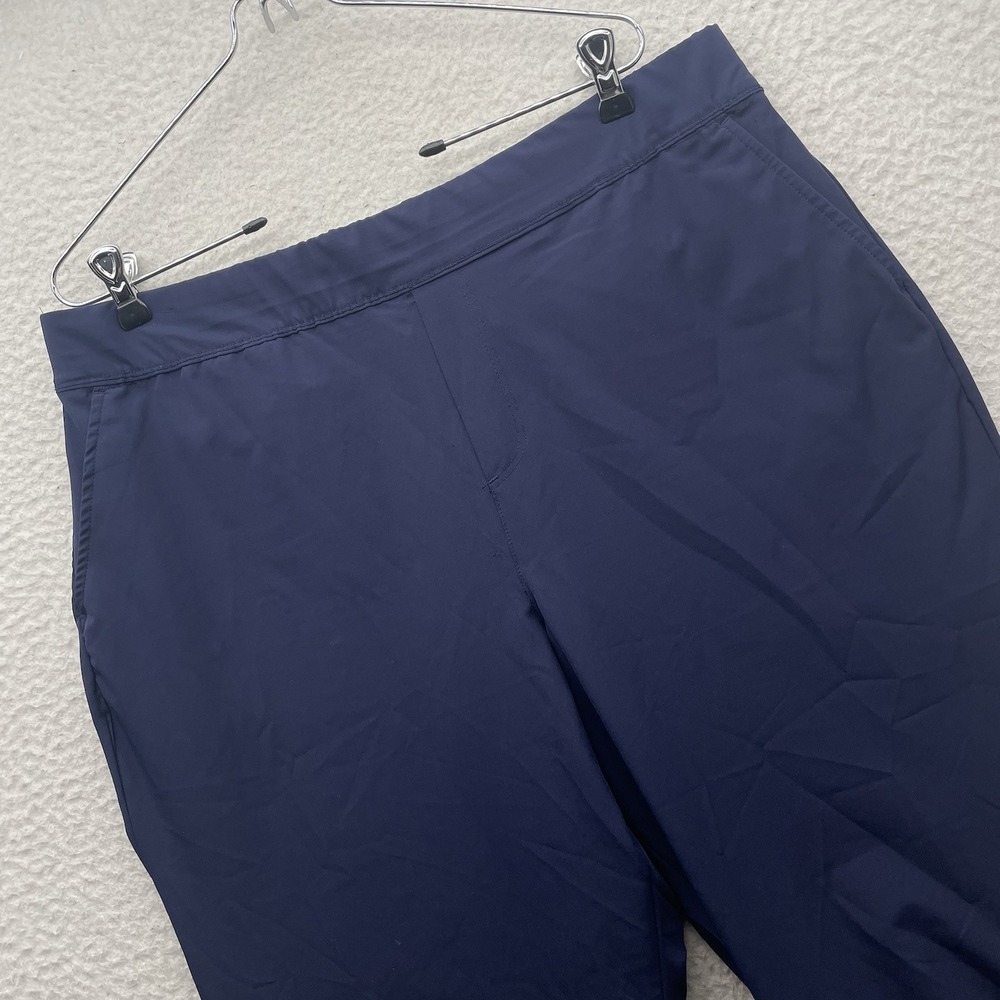 Tommy Bahama Golf Pants Mens XL 28" Blue Tech Performance Ankle Zip Weather Gear